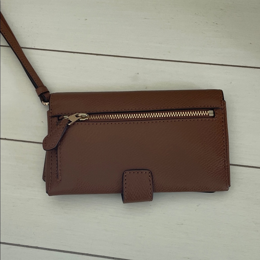 Coach Brown Wristlet Clutch - Picture 4 of 4